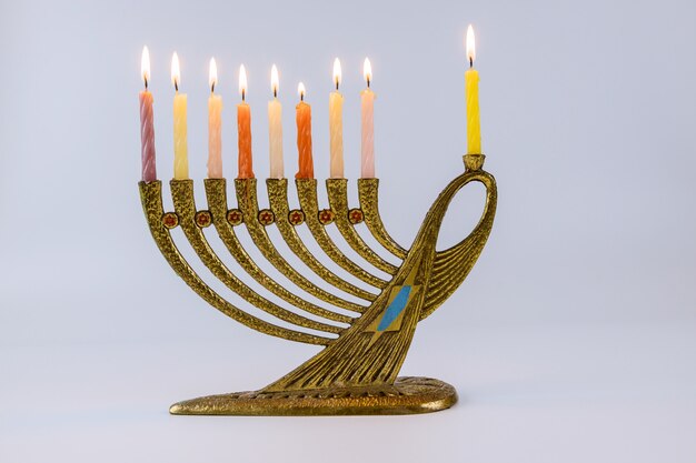 Premium Photo Jewish Festival Of Lights Holiday Hanukkah Menorah Hanukkah
