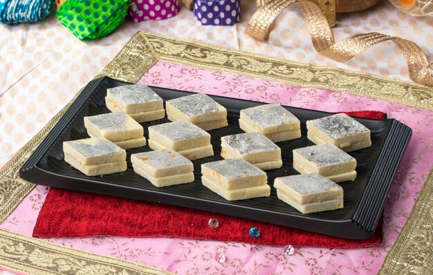 Kaju katli sweet Premium Photo