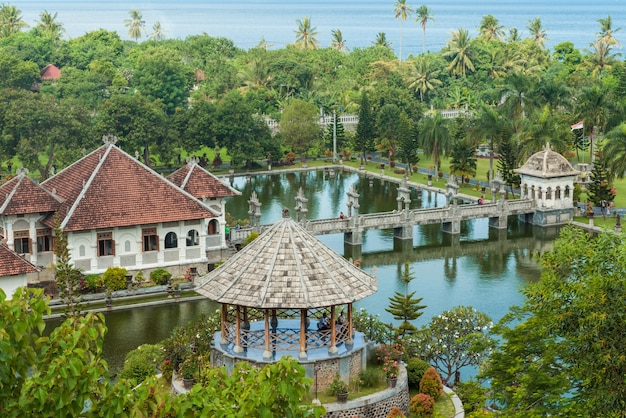 Karangasem water temple palace in bali Free Photo