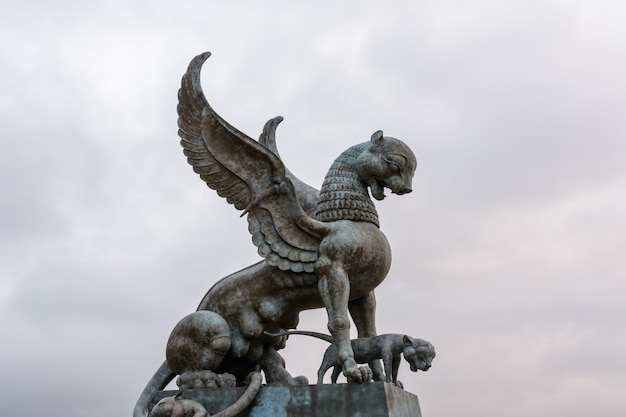 Premium Photo | Kazan, russia - october 01, 2019: the sculpture female ...