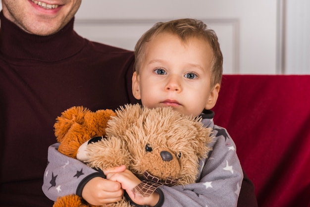 Free Photo | Kid holding teddy bear