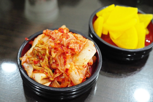 Premium Photo | Kimchi and pickled vegetables