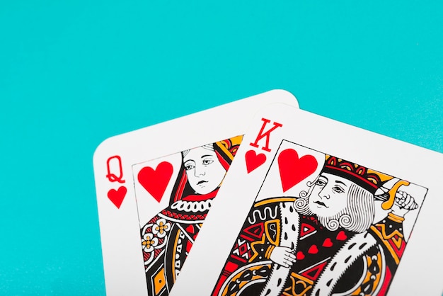 King And Queen Of Hearts Playing Cards Free Photo