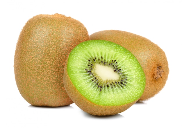 Premium Photo | Kiwi fruit isolated on the white background