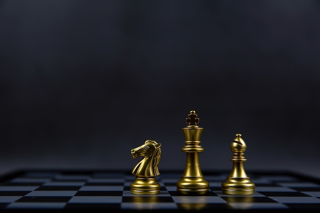 Download Free Knight King And Bishop Chess Piece Is On A Chess Board Premium Use our free logo maker to create a logo and build your brand. Put your logo on business cards, promotional products, or your website for brand visibility.