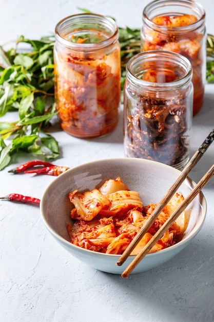 Premium Photo | Korean appetizer kimchi