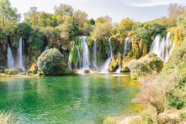 Premium Photo | Kravice waterfall in bosnia and herzegovina