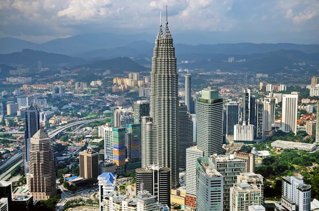 Premium Photo | Kuala lumpur and its surrounding urban areas