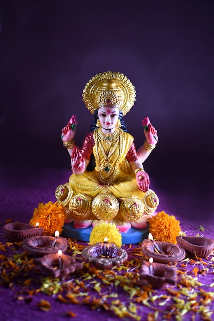 Premium Photo Lakshmi Hindu Goddess Goddess Lakshmi Goddess