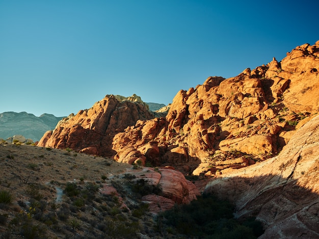 Premium Photo | Landscape photo of red rock canyon national park in nevada