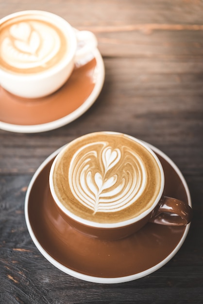 Free Photo | Latte coffee cup