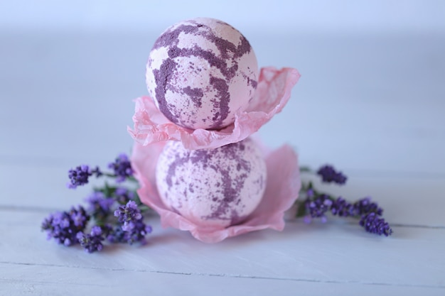 lavender bath bombs