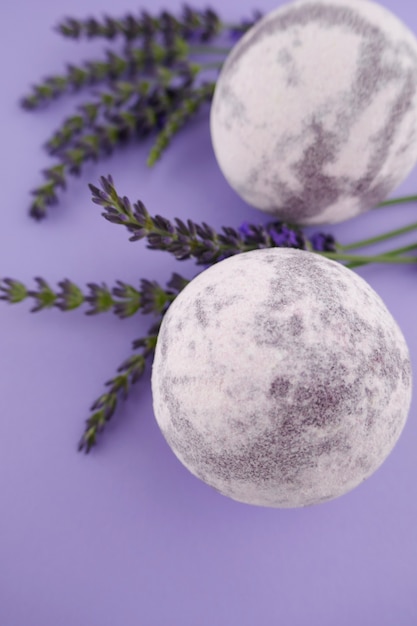 lavender bath bombs