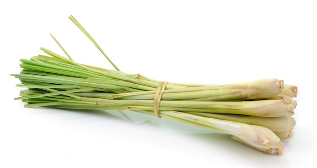 Premium Photo | Lemongrass isoleted on white background