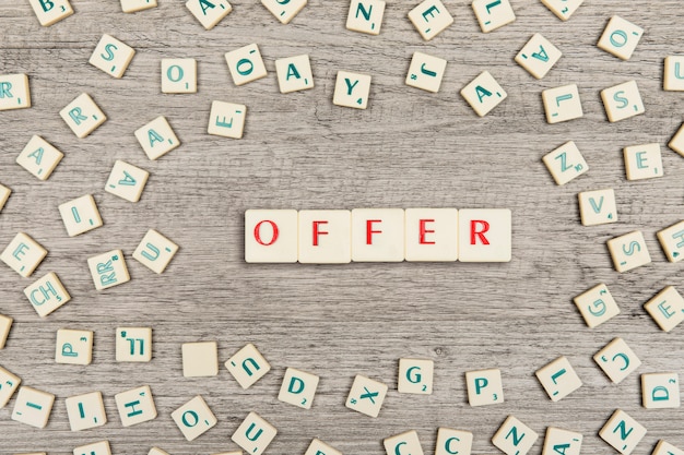 free-photo-letters-forming-the-word-offer