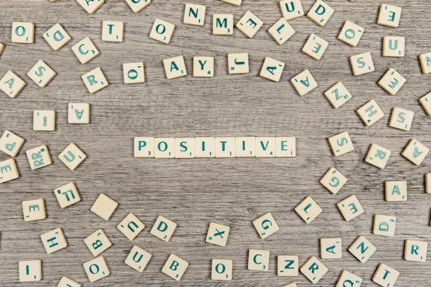 free-photo-letters-forming-the-word-positive