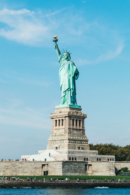 Premium Photo | Liberty statue in new york city (usa)