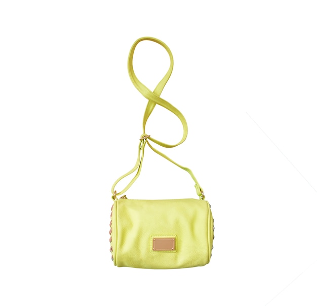 Premium Photo | Light green handbag. fashionable concept. isolated ...