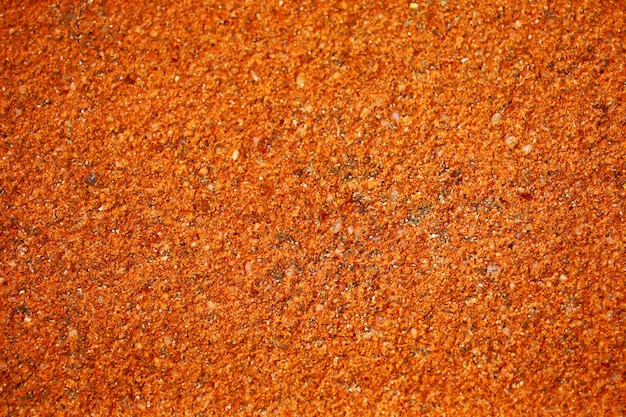 古代ラテライトの壁の薄いオレンジ色と薄い銅色 プレミアム写真