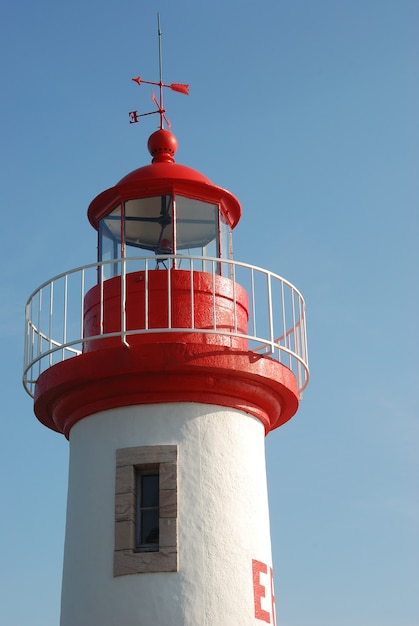 Premium Photo | Lighthouse on a blue sky