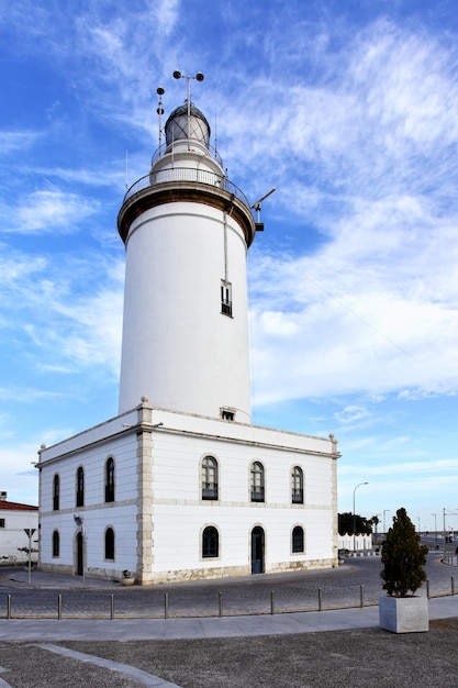 Premium Photo | Lighthouse in malaga, spain