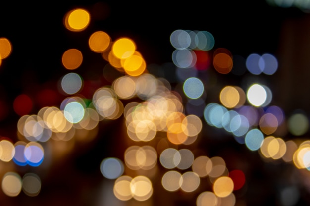 Premium Photo | Lights blurred lights of cars on the road used as a ...