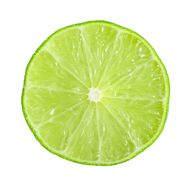 Lime isolated on white background | Premium Photo