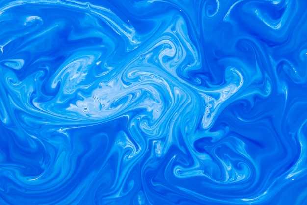 Free Photo | Liquid blue paint textured marbling backdrop