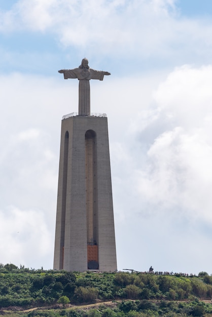 Premium Photo | Lisbon, portugal april 18, 2019: the statue of jesus