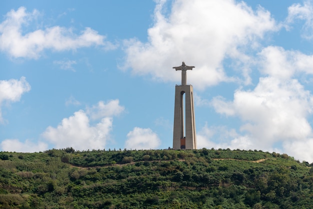 Premium Photo | Lisbon, portugal april 18, 2019: the statue of jesus