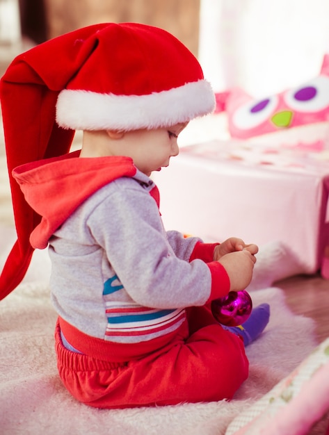 baby boy christmas hat