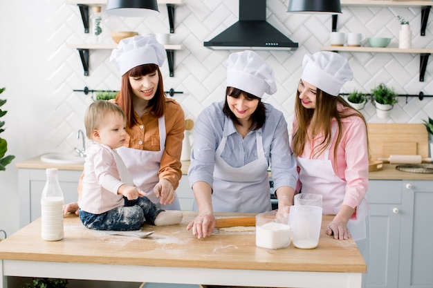 baby girl wooden kitchen