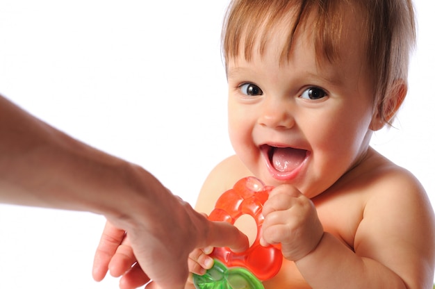 hand teething toy