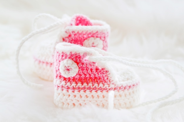 crochet baby shoes made by hand