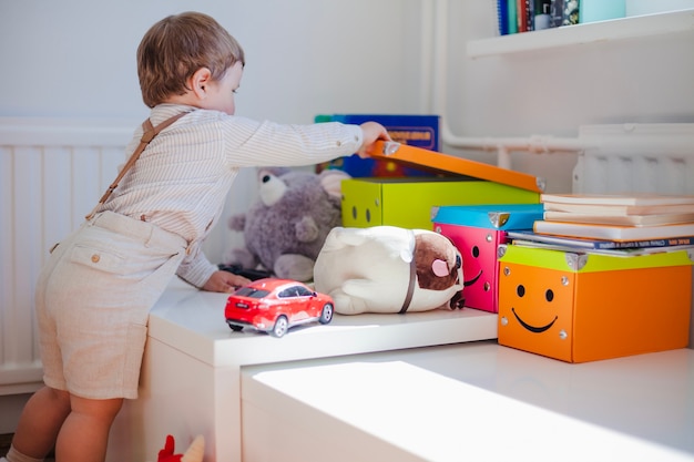 front opening toy box