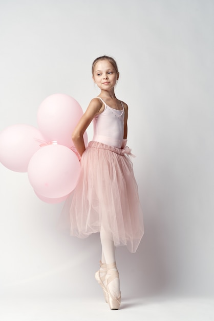 little girl ballet shoes