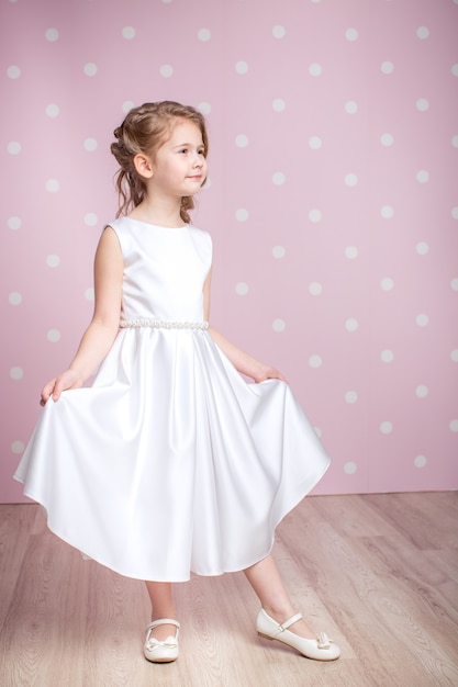 Premium Photo | Little girl in princess dress