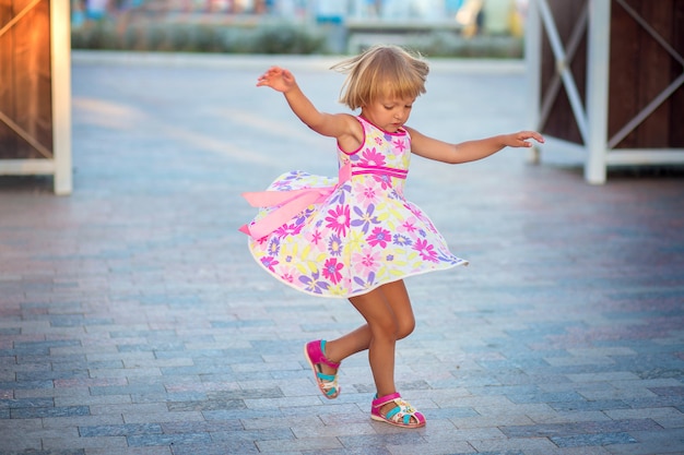 girl in a sundress