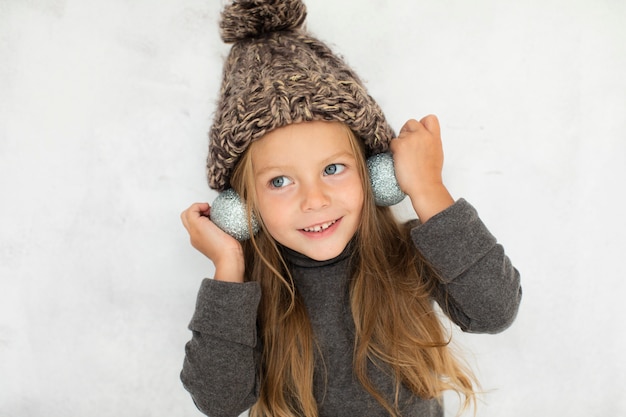 little girl christmas earrings