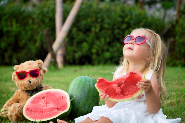 watermelon teddy bear