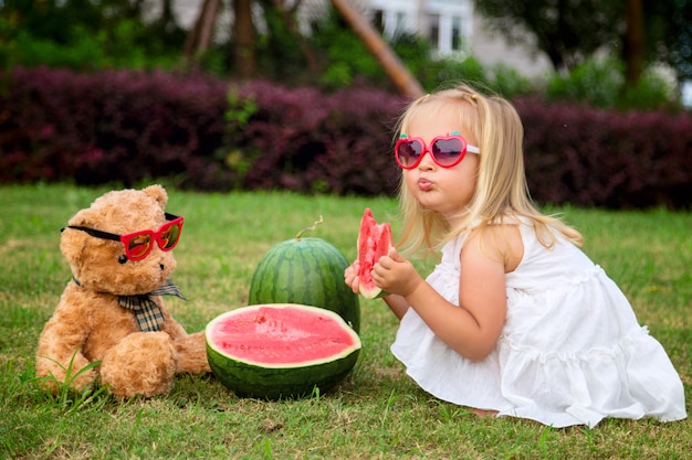 watermelon teddy bear