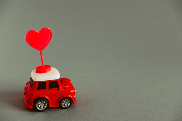 little red toy car