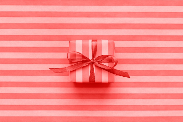 coral wrapping paper