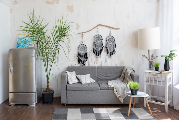 dream catcher in living room