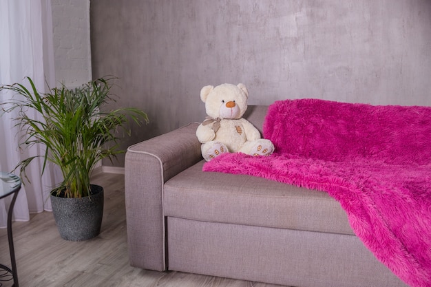 teddy bear sofa bed