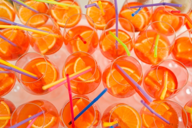 plastic aperol glasses