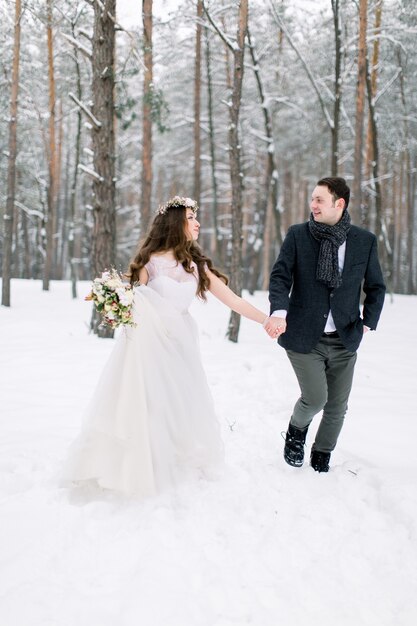 Premium Photo | Loving couple on weeding day