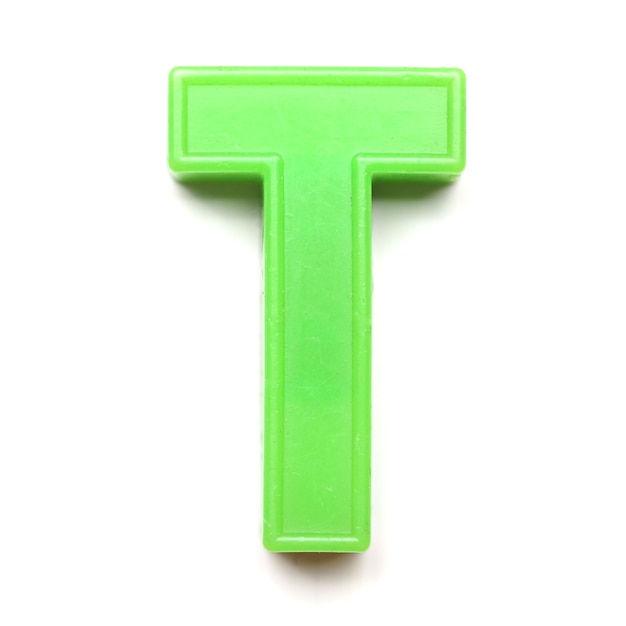 Premium Photo | Magnetic uppercase letter t