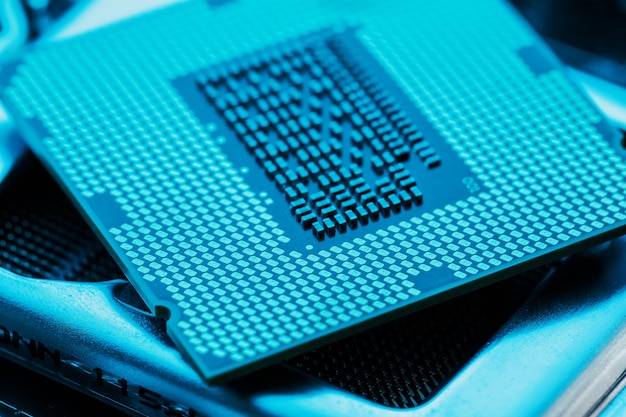 Maintenance computer cpu hardware upgrade of motherboard component Premium Photo