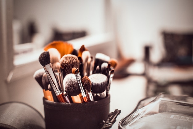 premium-photo-makeup-artist-tools-makeup-brushes-and-cosmetic